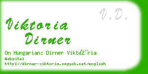 viktoria dirner business card